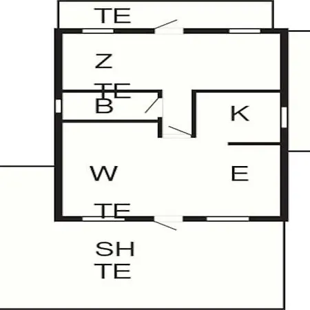 Holiday home 4 Person In Karreb Ksminde